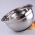 Stainless Steel Mixing Bowl with Ergonomic Non Slip Silicone Base Professional KitchenwareGEDC