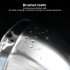 Stainless Steel Mixing Bowls With Handle Pour Spout Silicone Bottom Egg Bowl Baking Tool For Cooking Baking Black