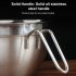 Stainless Steel Mixing Bowls With Handle Pour Spout Silicone Bottom Egg Bowl Baking Tool For Cooking Baking Black