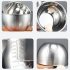 Stainless Steel Mixing Bowls Non Slip Whisking Bowls for Salad Cooking Baking Stainless steel Inner diameter 22cm