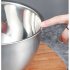 Stainless Steel Mixing Bowls Non Slip Whisking Bowls for Salad Cooking Baking Stainless steel Inner diameter 24cm