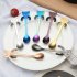 Stainless Steel Mixing Spoon with Cartoon Panda Shape Hanging Handle
