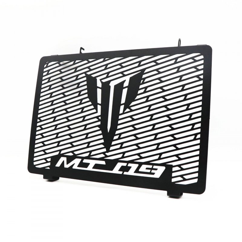 Stainless Steel Motorcycle Radiator Guard Radiator Cover Fits For Yamaha MT-09 MT09 14-17 black