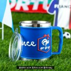 Stainless Steel Mug Cup 2022 Football World Cup Water Cup Fans Souvenir Gifts for Coffee Tea Soup France