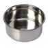 Stainless Steel Pet Parrot Food Water Bowl Fixed Feeding Basin for Pet Birds Large   calibre 14cm 