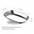 Stainless Steel Plates  Camping Plate  Lightweight Portable Stainless Steel Dishes  Durable Bread Dessert Tableware For Kitchen  Restaurant  Dishwasher Safe mat