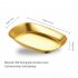 Stainless Steel Plates  Camping Plate  Lightweight Portable Stainless Steel Dishes  Durable Bread Dessert Tableware For Kitchen  Restaurant  Dishwasher Safe mat
