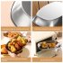 Stainless Steel Plates  Camping Plate  Lightweight Portable Stainless Steel Dishes  Durable Bread Dessert Tableware For Kitchen  Restaurant  Dishwasher Safe Bri