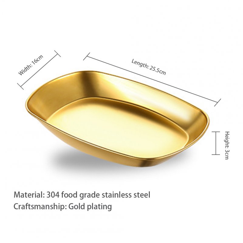Stainless Steel Plates, Camping Plate, Lightweight Portable Stainless Steel Dishes, Durable Bread Dessert Tableware