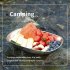 Stainless Steel Plates  Camping Plate  Lightweight Portable Stainless Steel Dishes  Durable Bread Dessert Tableware For Kitchen  Restaurant  Dishwasher Safe mat