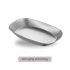 Stainless Steel Plates  Camping Plate  Lightweight Portable Stainless Steel Dishes  Durable Bread Dessert Tableware For Kitchen  Restaurant  Dishwasher Safe ret