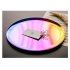 Stainless Steel Rainbow Round Serving Tray Dinner Serving Dish Cosmetics Jewelry Organizer  color