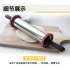 Stainless Steel Rolling Pin with Thickness Rings Large Duty Adjustable Roller