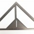Stainless Steel  Ruler Angle Ruler Multifunctional Floor Drain Ruler Carpenter Measuring Tool As shown