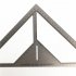 Stainless Steel  Ruler Angle Ruler Multifunctional Floor Drain Ruler Carpenter Measuring Tool As shown