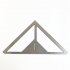 Stainless Steel  Ruler Angle Ruler Multifunctional Floor Drain Ruler Carpenter Measuring Tool As shown