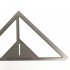 Stainless Steel  Ruler Angle Ruler Multifunctional Floor Drain Ruler Carpenter Measuring Tool As shown