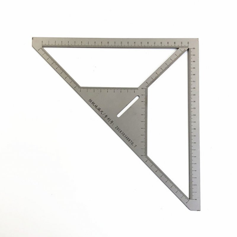 Stainless Steel Ruler Angle Ruler Multifunctional Floor Drain Ruler Carpenter Measuring Tool As shown