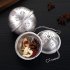 Stainless Steel Seasoning Tea Spice Strainer Separation Net Ball for Soup Fricassee Marinated ball  small  no logo  304