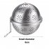 Stainless Steel Seasoning Tea Spice Strainer Separation Net Ball for Soup Fricassee Marinated ball  small  no logo  304