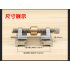 Stainless Steel Side Clamping Fixed Angle Honing Guide for Wood Chisel Planer Blade Flat Chisel Edge Sharpening Stainless steel Honing Guide