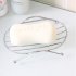 Stainless Steel Soap Box with Drain Design Stylish Soap Dish Storage Rack Bathroom Decoration  Oval