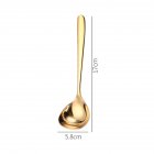 Stainless Steel Soup Spoon for Home Kitchen Cooking Sauce Spoon Small golden spoon