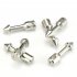 Stainless Steel Spear Band Wishbone Inserts Fishing Spear Nail Barbed Fish Fork  6pcs