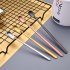 Stainless Steel Square Head Long Handle Mixing Stirring Ice Tea Spoon for Bar Tableware Large rose gold