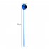 Stainless Steel Stirring Spoon Dig Spoon with Long Handle for Bar Mug Coffee Cup Blue  24cm 