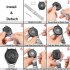 Stainless Steel Watch Band Strap for Samsung Galaxy Watch 46 42mm Replace Strap black 46mm