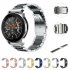 Stainless Steel Watch Band Strap for Samsung Galaxy Watch 46 42mm Replace Strap Silver 46mm