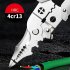 Stainless Steel Wire Stripper Crimper 0 8 1 0 1 6 2 0 2 6mm Multi functional Plier Wire Stripping Tool Comfortable Grip Professional Electricians Tools 16 in 1 