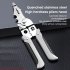 Stainless Steel Wire Stripper Crimper 0 8 1 0 1 6 2 0 2 6mm Multi functional Plier Wire Stripping Tool Comfortable Grip Professional Electricians Tools 16 in 1 