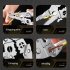 Stainless Steel Wire Stripper Crimper 0 8 1 0 1 6 2 0 2 6mm Multi functional Plier Wire Stripping Tool Comfortable Grip Professional Electricians Tools 16 in 1 