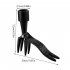 Stand Up Manual Weed Puller  Detachable Metal Weed Puller Tool  Hand Weeder Long Handle  Stand Up Heavy Duty For Weed Removal Farmland Transplantation black
