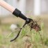 Stand Up Manual Weed Puller  Detachable Metal Weed Puller Tool  Hand Weeder Long Handle  Stand Up Heavy Duty For Weed Removal Farmland Transplantation black
