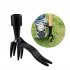 Stand Up Manual Weed Puller  Detachable Metal Weed Puller Tool  Hand Weeder Long Handle  Stand Up Heavy Duty For Weed Removal Farmland Transplantation black