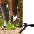 Stand Up Manual Weed Puller  Detachable Metal Weed Puller Tool  Hand Weeder Long Handle  Stand Up Heavy Duty For Weed Removal Farmland Transplantation black