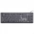 Standard Keyboard 106 key Text and USB Universal Korean Keyboard Black