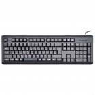 Standard Keyboard 106 key Text and USB Universal Korean Keyboard Black