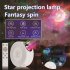 Star Projector Led Moon Full Sky Galaxy Colorful Atmosphere Light Usb Night Light with Remote Control