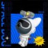 Star Projector Night Light Intelligent Voice Control Astronaut Space Projector LED Desk Lamp Ornaments Gifts For Christmas Birthdays X 1 white charging model X 