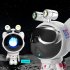 Star Projector Night Light Intelligent Voice Control Astronaut Space Projector LED Desk Lamp Ornaments Gifts For Christmas Birthdays X 1 white charging model X 