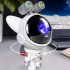 Star Projector Night Light Intelligent Voice Control Astronaut Space Projector LED Desk Lamp Ornaments Gifts For Christmas Birthdays X 1 white charging model X 