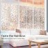 Static 3D Irregular Pebble Refraction Colorful Window Film for Home Office 45x100cm