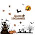 Static Sticker Halloween Display Window Decoration Prop for Home Office Dormitory