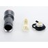 Stay safe on the road with this LED Bicycle Light set  Includes a super bright front light and solar powered rear light 