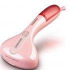 Steamer  Iron Mini Generator Travel Household Electric Garment Cleaner Hanging Ironing Steamer Pink EU plug