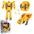 Steel Dragon Robot Electronic Watch Toys For Children Athlon  yellow 